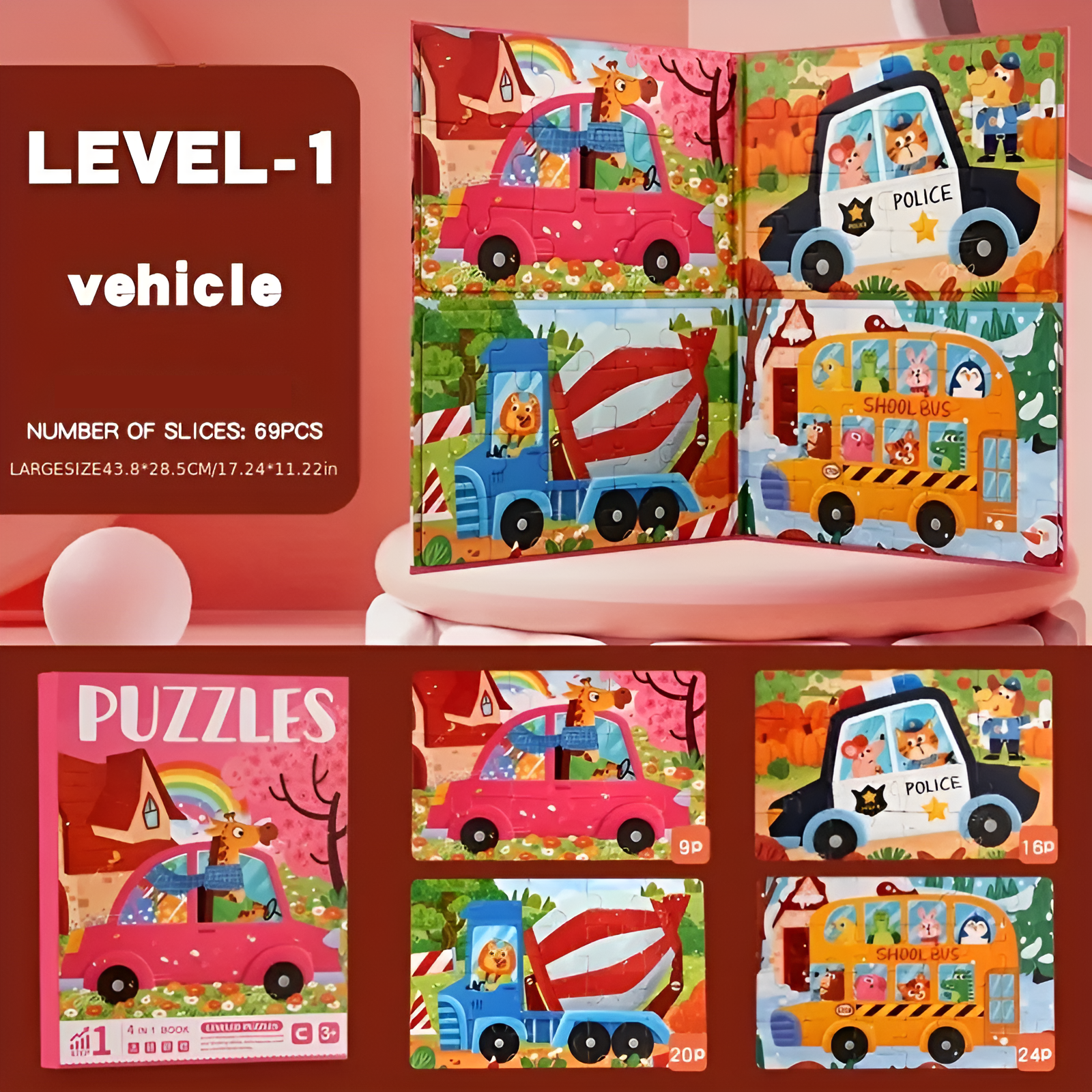 Libro di Puzzle Montessori