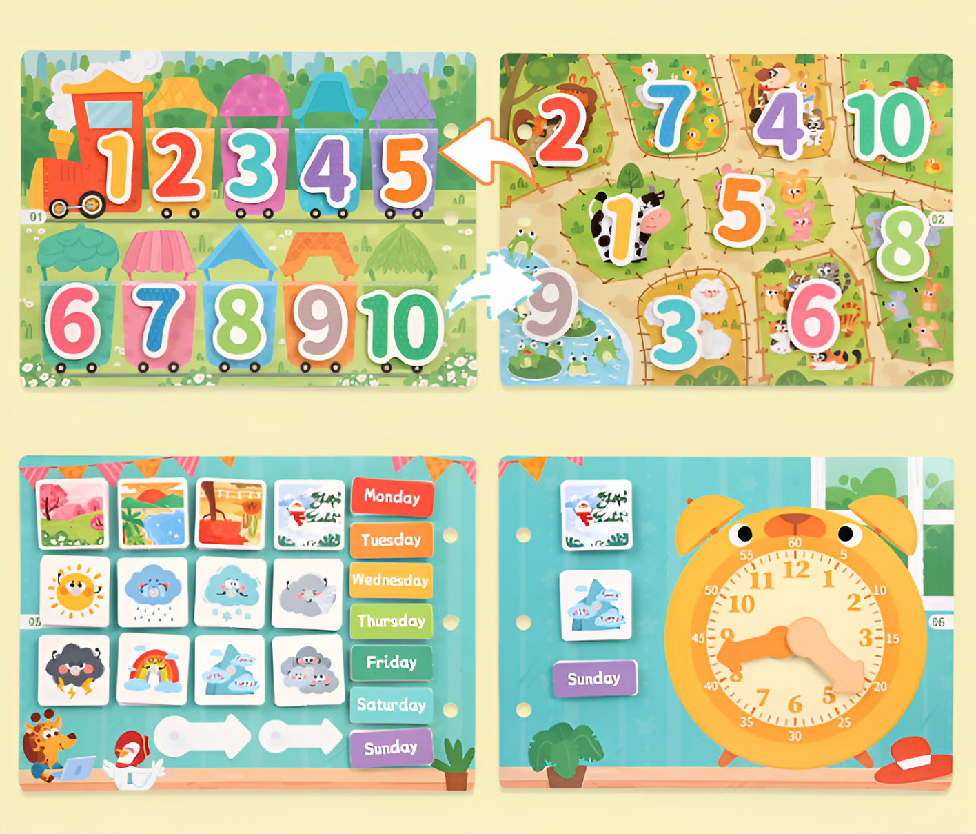 Libro Adesivi Sensoriale Montessori