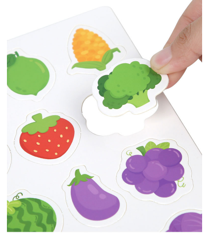 Libro Adesivi Sensoriale Montessori