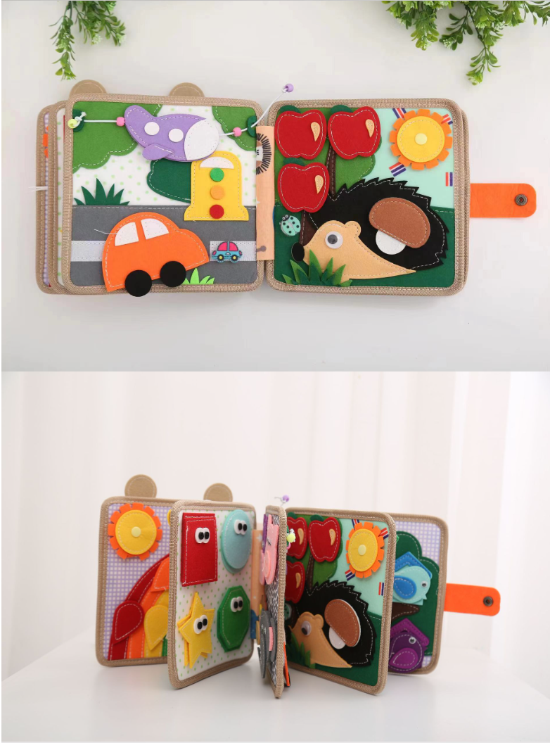 Libro Sensoriale Busy Board Montessori