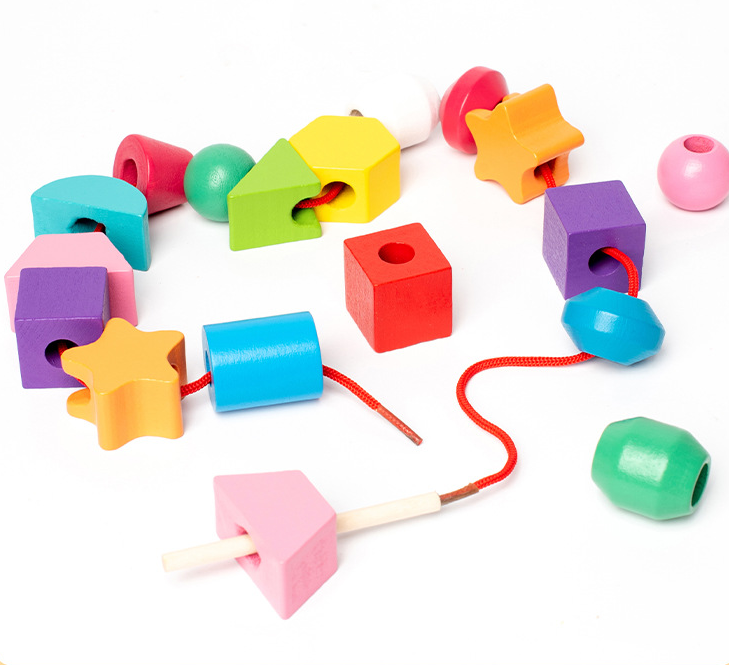 Impilabile Perline Arcobaleno Montessori