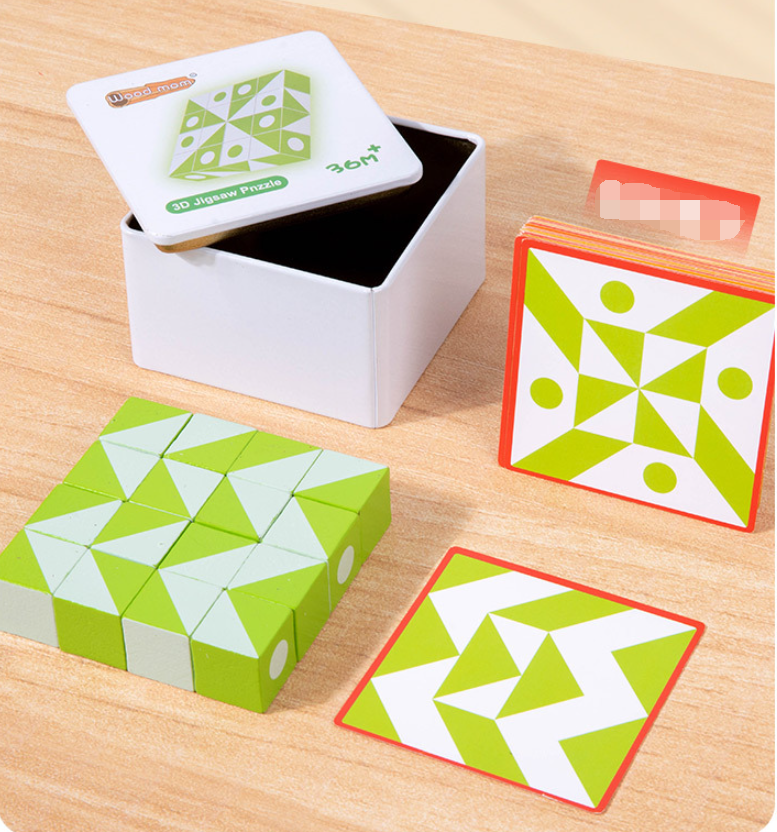 Puzzle a Blocchi 3D Montessori