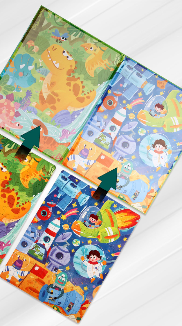 Libro di Puzzle Montessori