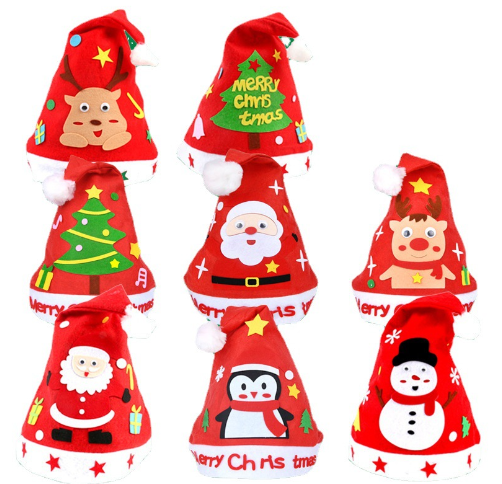Cappello di Natale Fai-da-Te Montessori (8 pezzi)