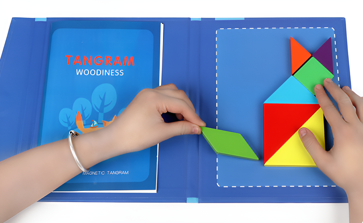 Libro Tangram Magnetico Montessori
