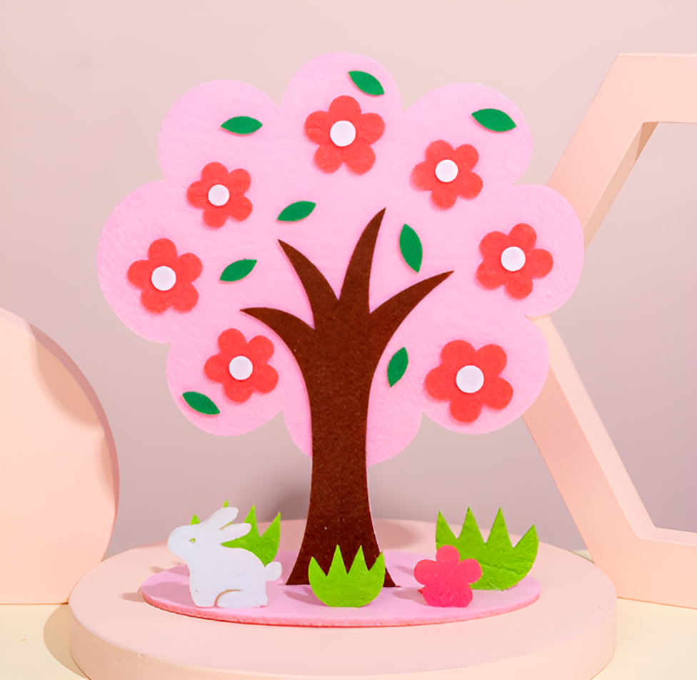 Kit Albero delle Stagioni in Feltro Montessori