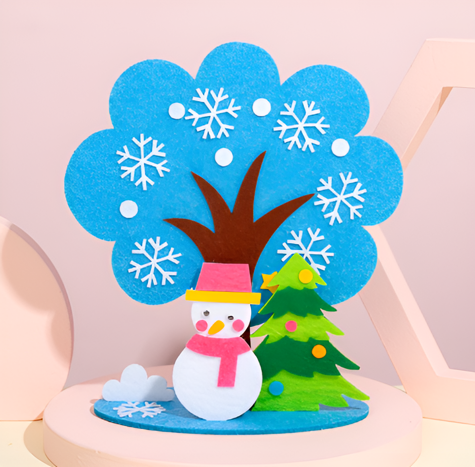 Kit Albero delle Stagioni in Feltro Montessori