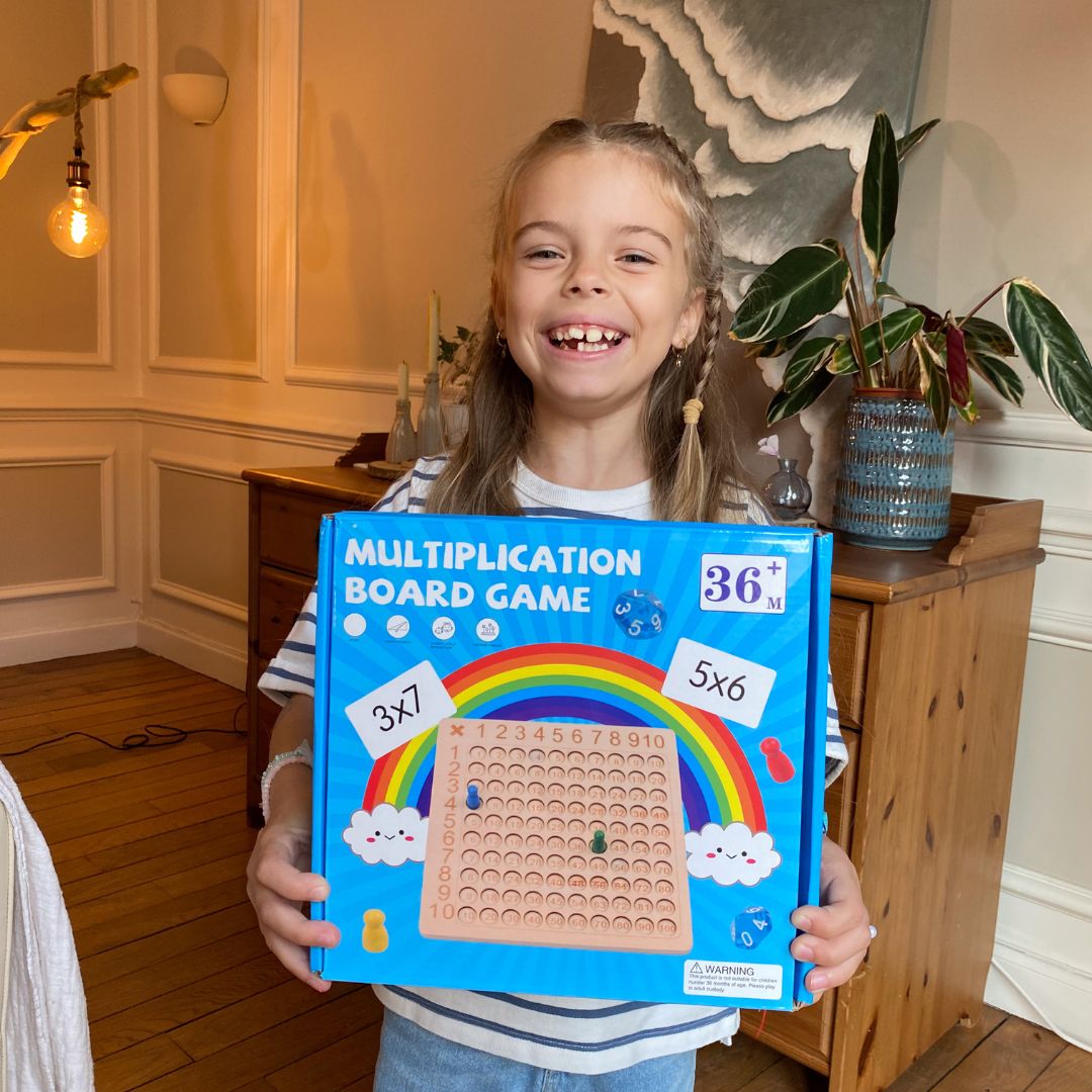 Gioco Matematico Montessori con Carte e Dadi