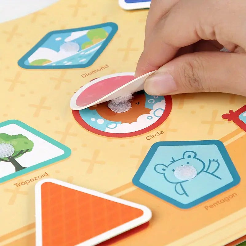 Libro Adesivi Sensoriale Montessori
